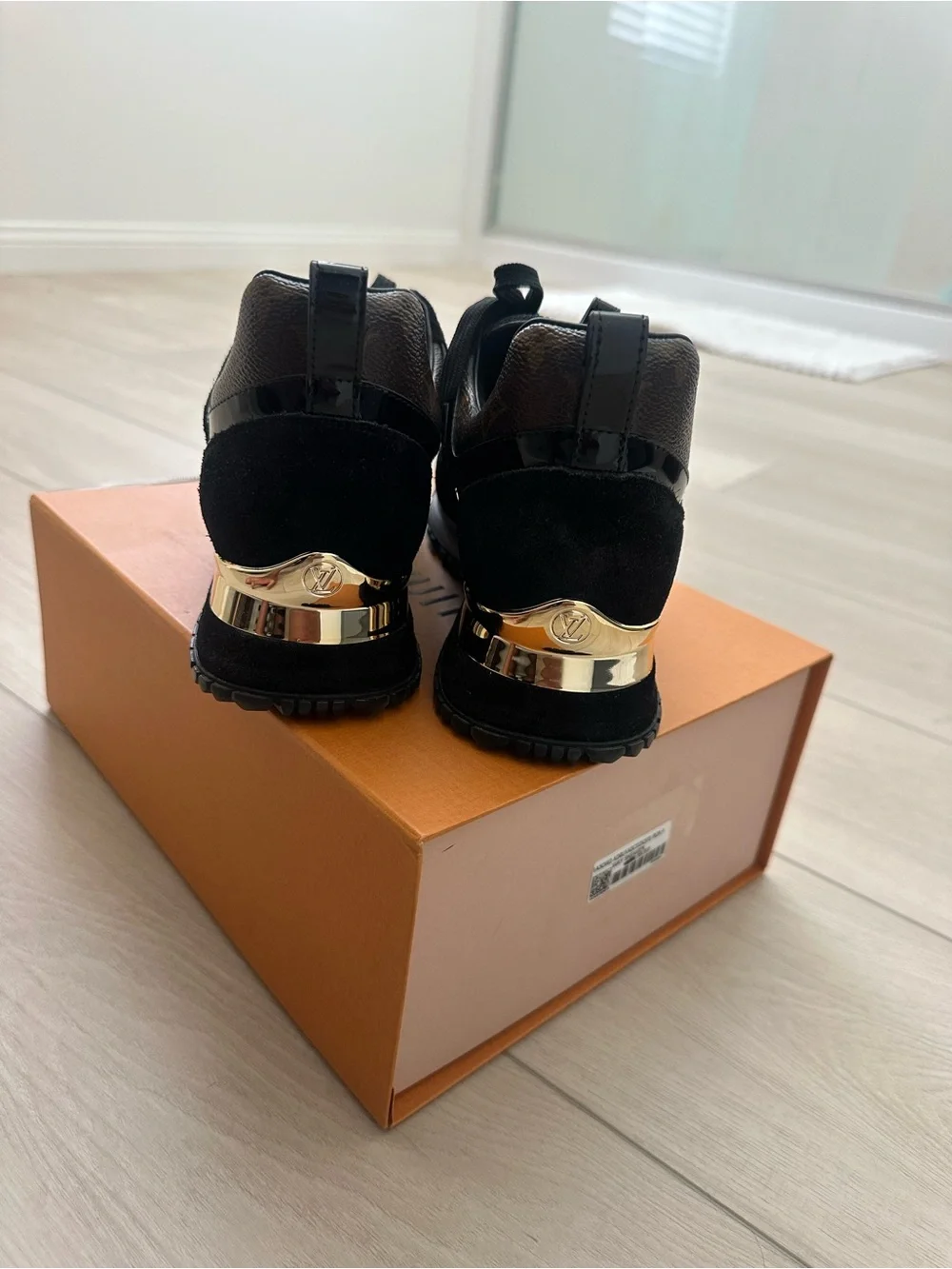 Louis Vuitton Black & Brown Men's Monogram Runner Sneakers